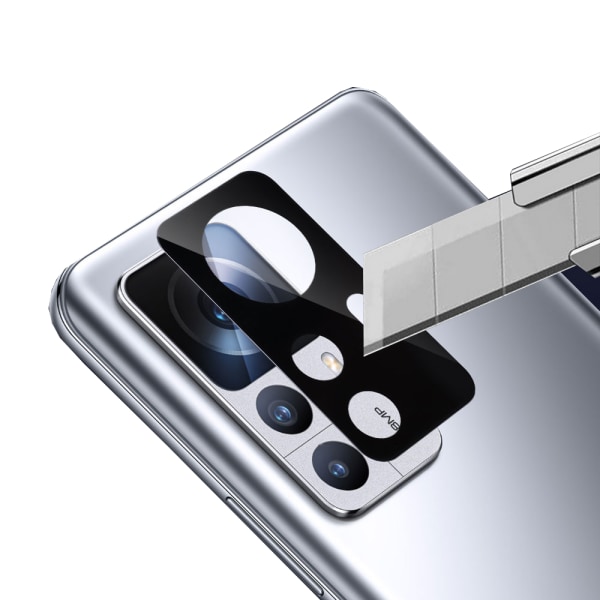 Xiaomi 12T 2.5D Premium kamera linsecover (3-pak) Transparent