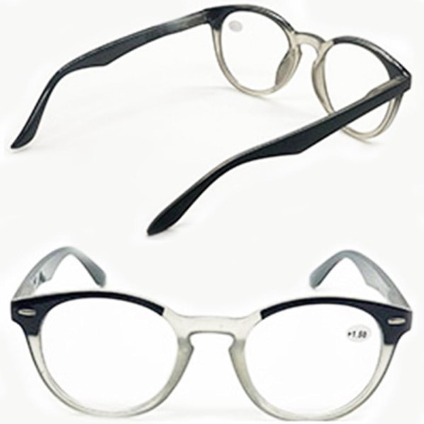 Praktiske behagelige læsebriller UNISEX Grå 1.0