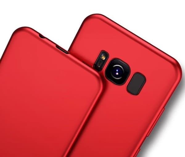 Galaxy S8 Silikon Skal Vit Vit