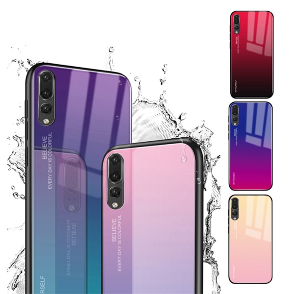Huawei P20 Pro - Stötdämpande Effektfullt Galaxy Rain Skal 1