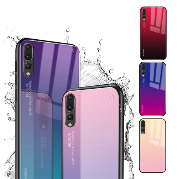 Huawei P20 Pro - Stötdämpande Effektfullt Galaxy Rain Skal 1