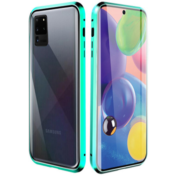 Tyylikäs kaksipuolinen kansi - Samsung Galaxy S20 Ultra Grön