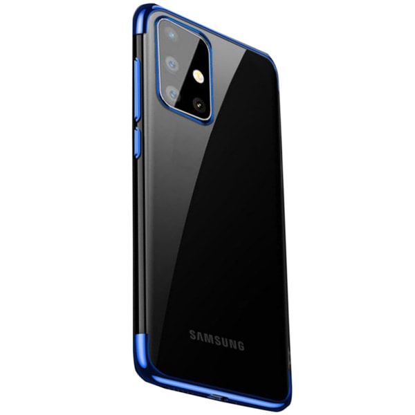Eksklusivt silikondeksel - Samsung Galaxy A51 Blå