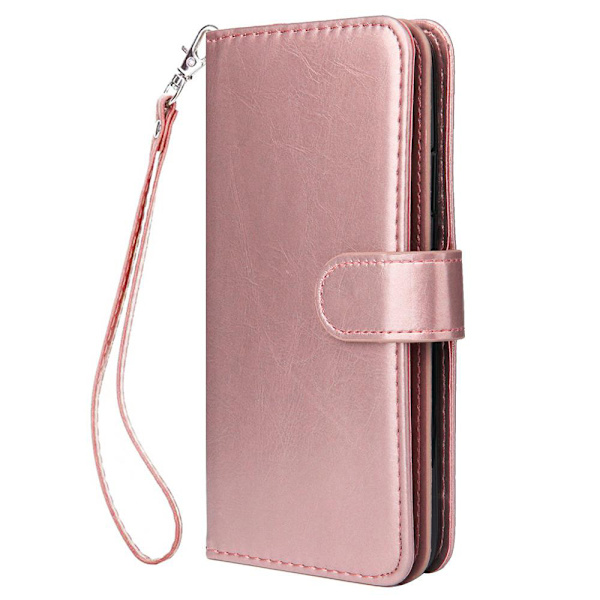iPhone 11 Pro - Effektfullt Stilsäkert LEMAN Plånboksfodral Roséguld