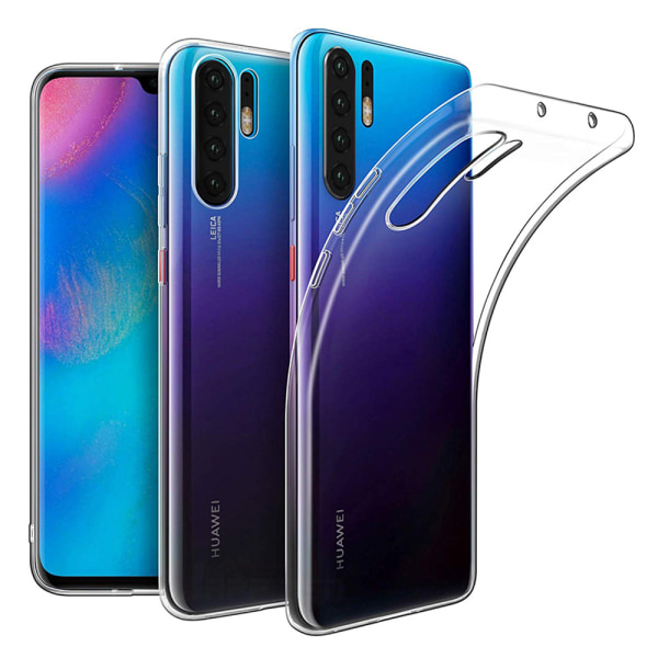 Stötdämpande Silikonskal - Huawei P30 Pro Transparent/Genomskinlig