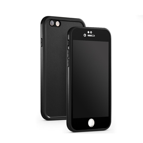 Cover (Aqua-Organic) til iPhone 7 Plus - Vandtæt Svart/Vit