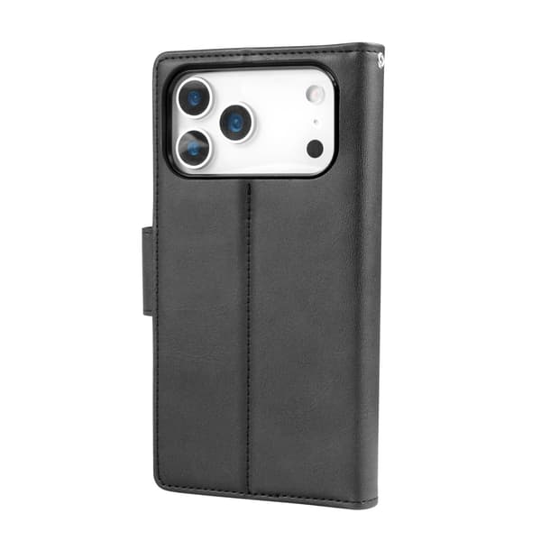 iPhone 17 Pro Max 2-in-1 Läderfodral  Magnetiskt Avtagbart Skal Brun