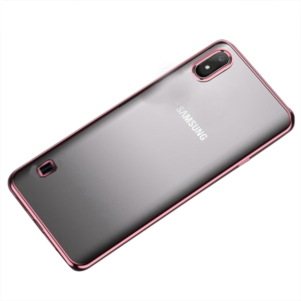 Elegant Skyddsskal i Silikon - Samsung Galaxy A10 Roséguld