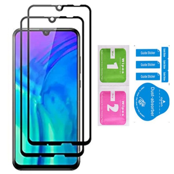 Skærmbeskytter 2.5D 10-PACK Ram 9H HD-Clear Screen-Fit Honor 20 Lite Svart