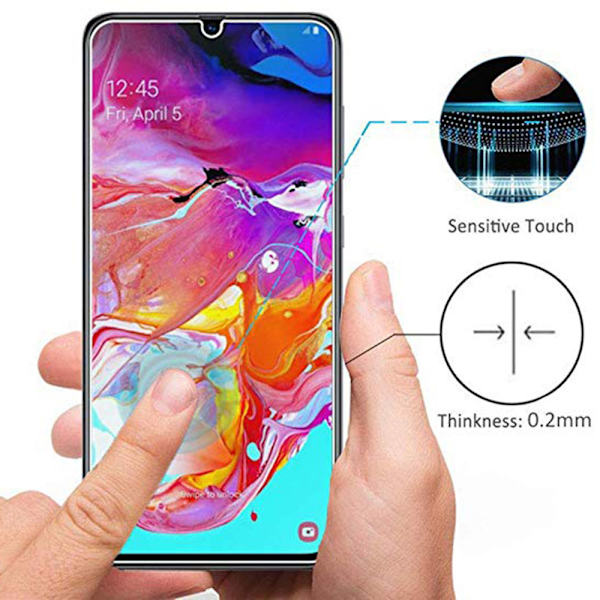 Samsung Galaxy A70 Standard Skärmskydd HD 0,3mm Transparent