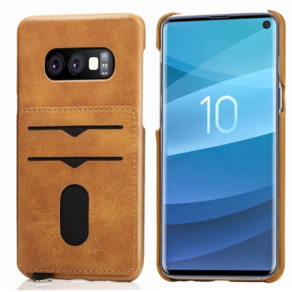 Samsung Galaxy S10e - Stilrent Vintage Skal fr�n Leman Rosaröd