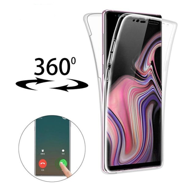 Samsung Galaxy S10e - Dubbelt Silikonfodral med Touchfunktion Rosa