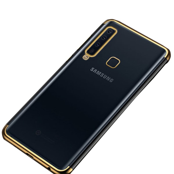 Eksklusivt silikonebeskyttelsescover - Samsung Galaxy A9 2018 Guld