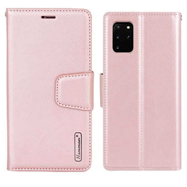 Eksklusivt Smart Wallet Cover - Samsung Galaxy S20 Plus Rosaröd