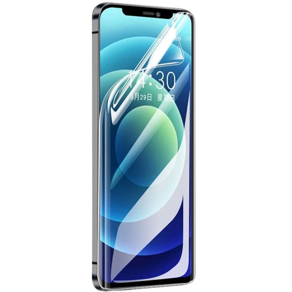 3-PAK iPhone 13 Hydrogel Skærmbeskyttelse 0,3mm Transparent