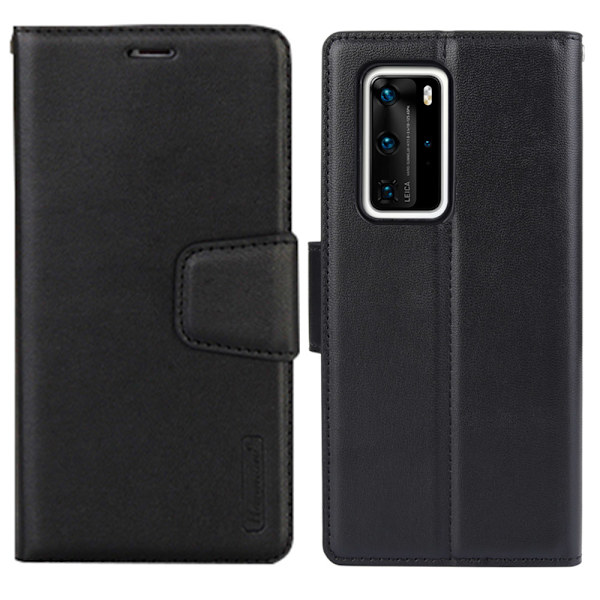 Huawei P40 Pro - Exklusivt Smidigt Plånboksfodral (HANMAN) Rosaröd Rosaröd