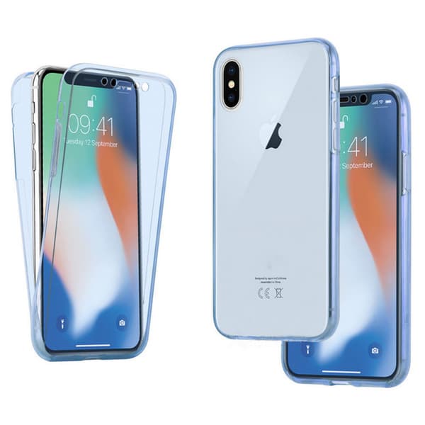 Todelt silikoneskal med TOUCHFUNKTION - iPhone XS Max Guld