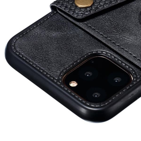 iPhone 13 Pro - Effektivt FLOVEME-deksel med kortholder Grå
