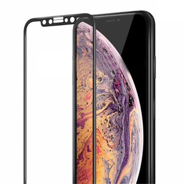 HuTechs 4-PACK Carbon-Skärmskydd (3D) för iPhone XS Max Svart