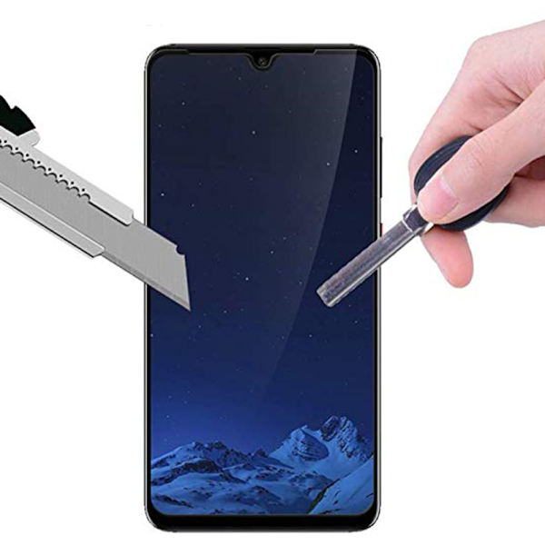 P30 Pro 3-PACK Skärmskydd FULL-GLUE 3D 9H 0,2mm HD-Clear Svart