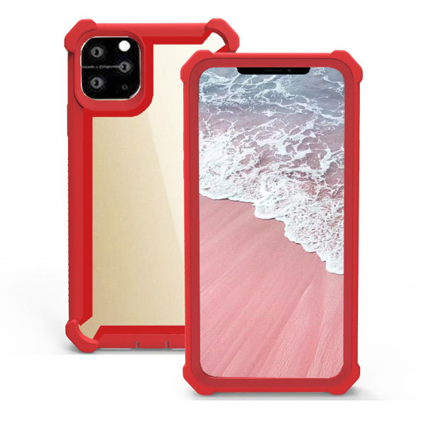iPhone 11 Pro - Kraftfuldt beskyttelsescover (tykt hjørne) Röd