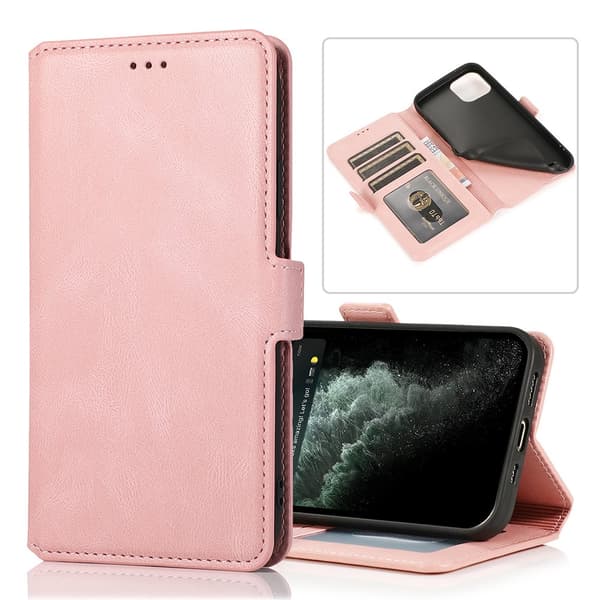 iPhone 14 Plus - Elegant Praktiskt Plånboksfodral Svart