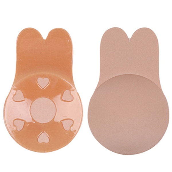 Myk og behagelig selvklebende BH (uten stropper) Svart 9,5CM