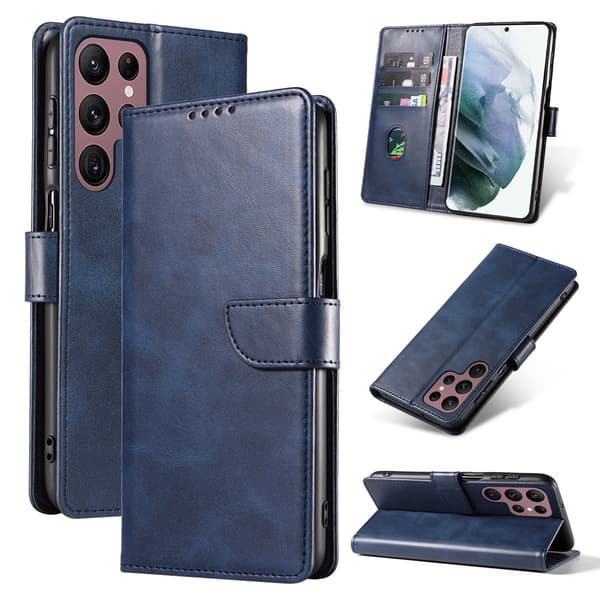 Samsung Galaxy S23 Ultra - Plånboksfodral Svart