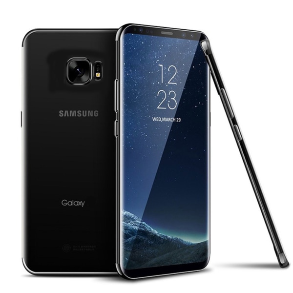 Samsung Galaxy S7 Edge - Stilrent Floveme Silikonskal Roséguld
