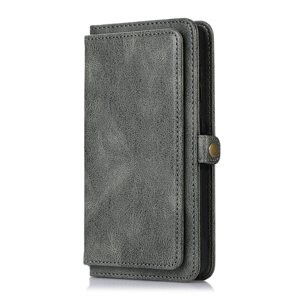 Samsung Galaxy S21 FE - Robust praktisk 2-1 pung etui Brun