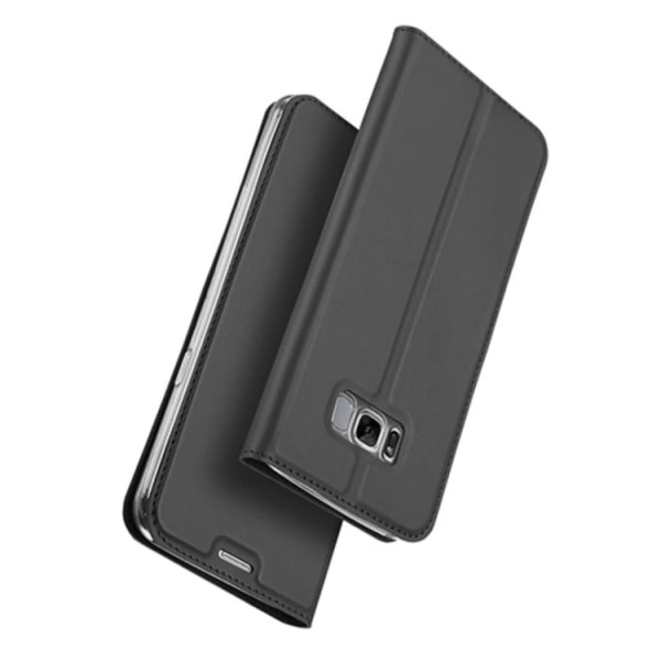 Fodral i minimalistisk Design f�r Samsung Galaxy S8 Gråsvart