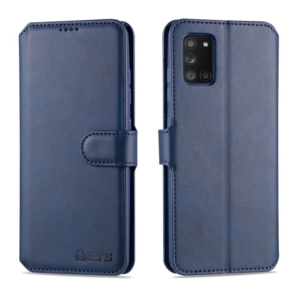 Samsung Galaxy A41 - Praktiskt Yazunshi Plånboksfodral Blå Blå