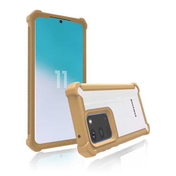 Samsung Galaxy S20 - Robust Skal ROSA/VIT ROSA/VIT