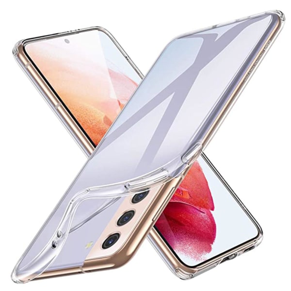 Samsung Galaxy S21 Plus - Stilfuldt silikone beskyttelsescover (FLOVE Transparent/Genomskinlig
