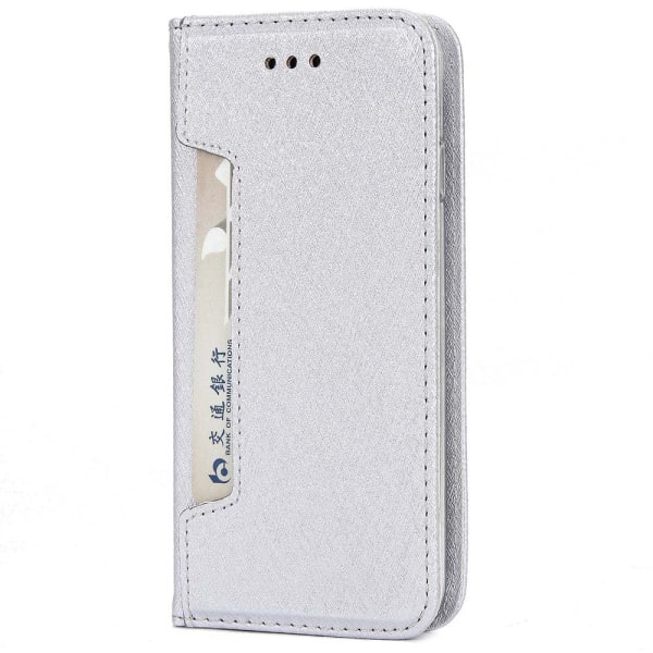 Samsung Galaxy S9 - FLOVEME Exclusive Wallet Cover Silver