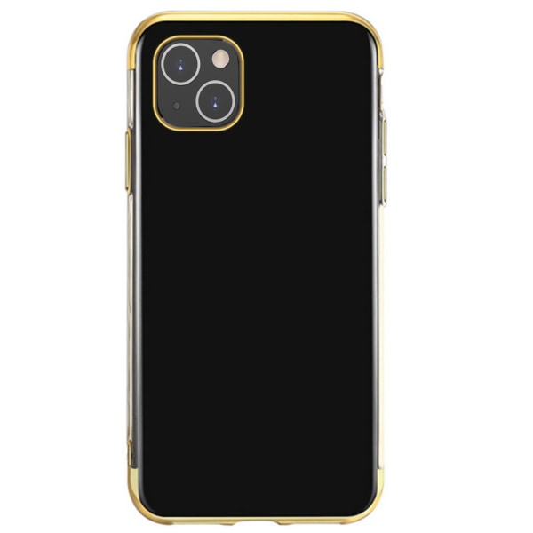 iPhone 13 - Stilfuldt beskyttende FLOVEME silikonetui Guld