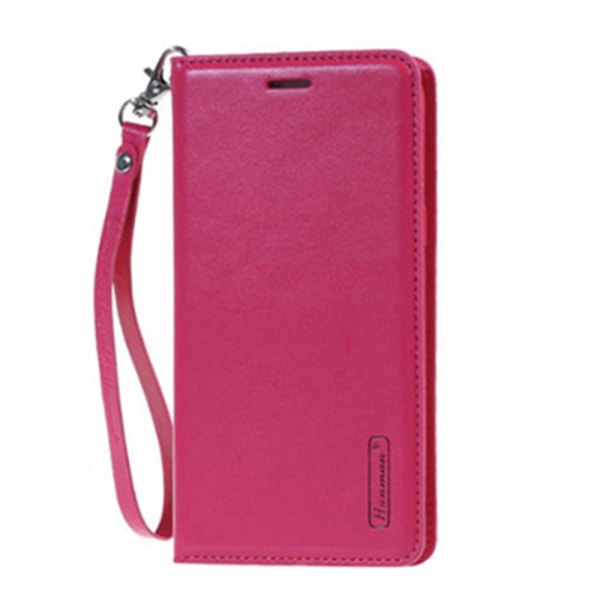 iPhone 12 - Elegant praktisk HANMAN lommebokdeksel Ljusrosa