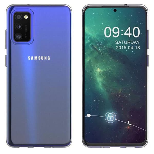 Stötdämpande Silikonskal - Samsung Galaxy A41 Transparent