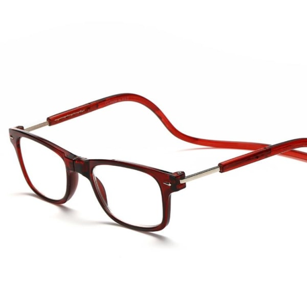 Læsebriller med praktisk magnetfunktion Brun 2