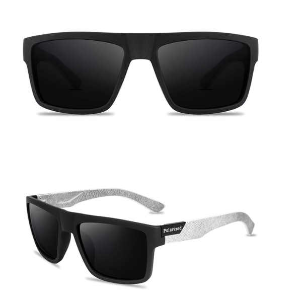 Stilige og komfortable solbriller (polariserte) Svart/Blå/Grön