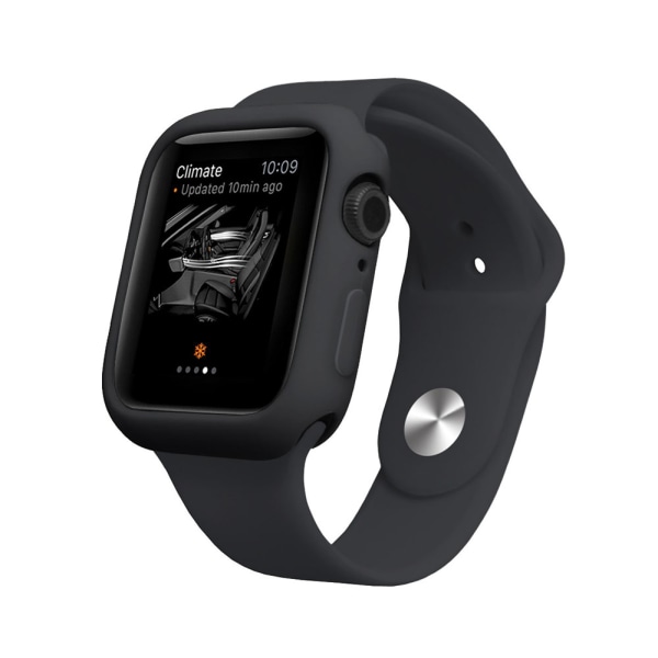 Beskyttende og stilfuldt silikonetui - iWatch Series 1/2/3 Ljusblå 42mm