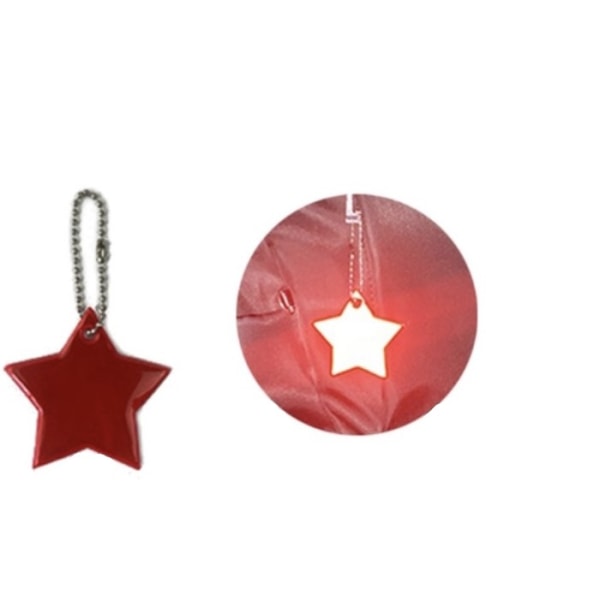 Effektiv Star Reflex Ball Chain Orange Gul