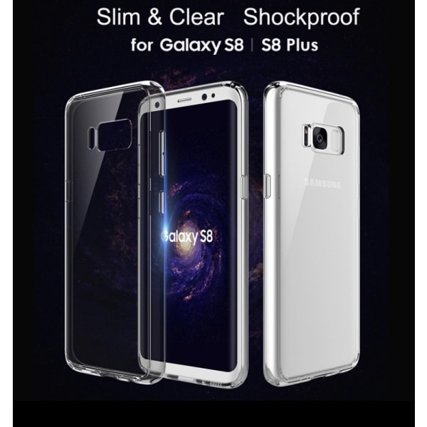 Samsung Galaxy S8 - Eksklusivt stilfuldt cover ROCK Høj kvalitet Genomskinlig