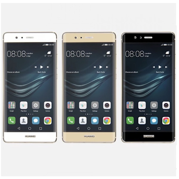 Huawei P9 Skärmskydd 3D 9H 0,2mm HD-Clear Screen-Fit Guld