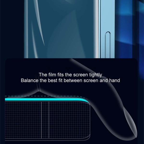 2-PAKK iPhone 13 Hydrogel skjermbeskytter 0,3 mm Transparent/Genomskinlig