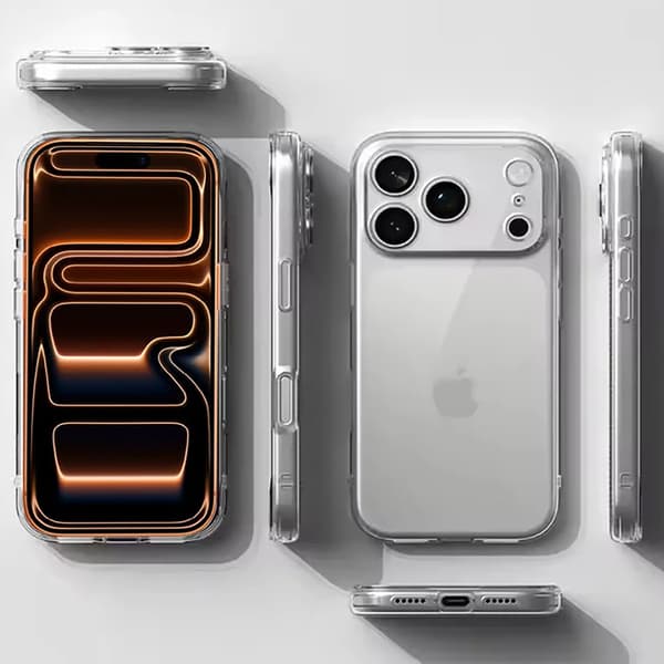 iPhone 17   Transparent Silikonskal  diskret trygghet i vardagen
