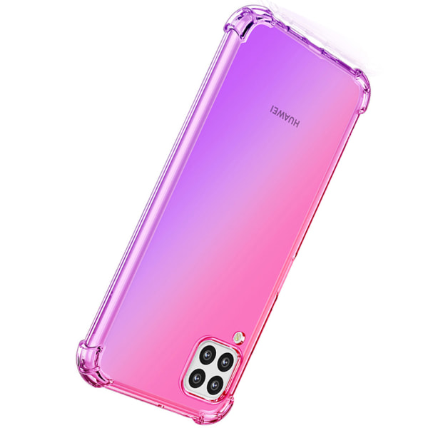 Huawei P40 Lite - Genomtänkt Floveme Silikonskal Transparent/Genomskinlig