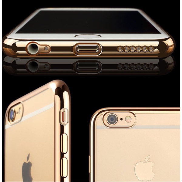 iPhone 6/6S - LEMANin tyylikäs silikonikuori Silver