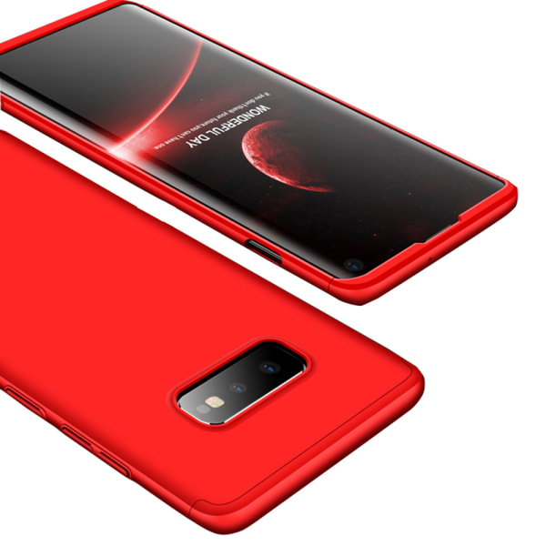 Kaksipuolinen suojakuori (FLOVEME) - Samsung Galaxy S10 Plus Röd