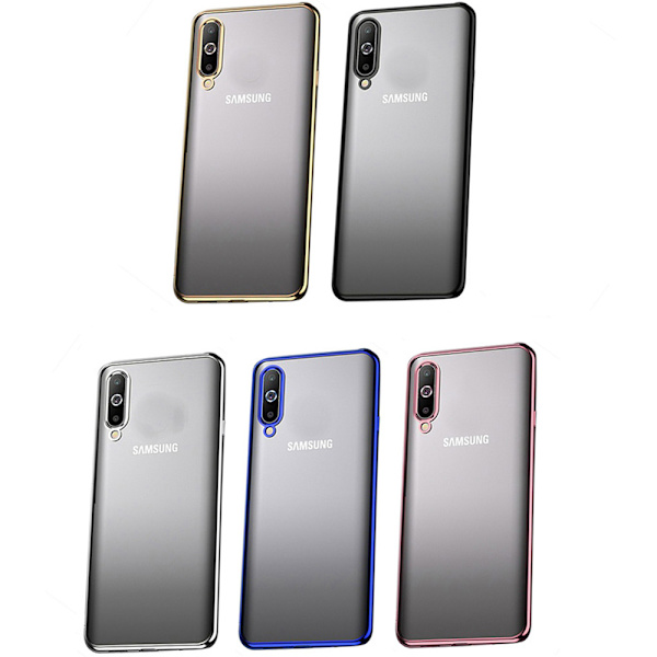 Samsung Galaxy A70 - Silikonskal Silver